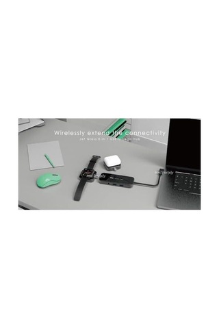 8-in-1 Usb-c Hub Çoklayıcı 100w Pd, 4k Hdmı, Qi Kablosuz Şarj Macbook Uyumlu Premium Usb-c Hub Siyah