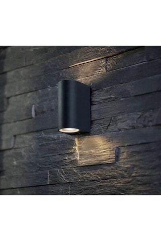 Aplik Ampüller Dahil 2 Adet Phılıps 4,7w 50w Gu 10 Led 6500 K Siyah