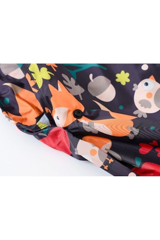 Petityu Fox Hayvanlı Yağmur Tulumu Yağmur Pantolonu lacivert