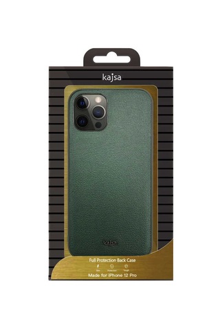 Kajsa Apple Uyumlu iPhone 12 Pro Kılıf Kajsa Luxe Collection Hakiki Deri Kapak ZORE-216616