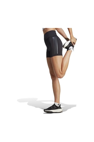 Adidas Dailyrun Stripes Kadın Şort Tayt Hs5452-siyah