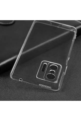 Rba Aksesuar Mi 11t Pro 5g Kılıf Rba Süper Silikon Kapak - Renksiz Çok Renkli