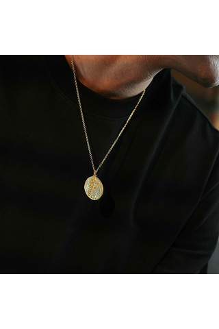 İpek Silver 925 Ayar Gümüş Hermes Tanrısı Unısex Kolye Gümüş