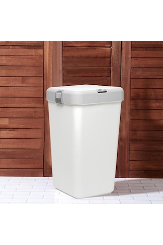 Motek Mono Çamaşır Sepeti - Beyaz - 40 Lt Beyaz