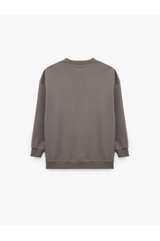 Koton Rahat Kalıp Uzun Kollu Bisiklet Yaka Pamuklu Basic 2'li Sweatshirt Seti Multıcolor 6wal10303ık Mavi