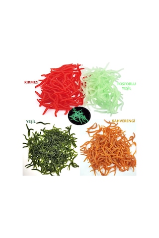 MSO Olta Balıkçılık Cezbedici Kokulu Silikon Solucan Yapay Yem