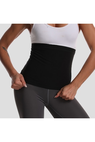 Kangvka Unisex S/m Siyah Bel Daraltıcı: Egzersizde Yağ Yakımı, Postpartum İyileşme Ve Bel Desteği Sağlar SiYAH