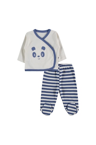 Civil Baby Erkek Bebek Pandalı 10'lu 0-24 Ay Zıbın Setleri - Lacivert
