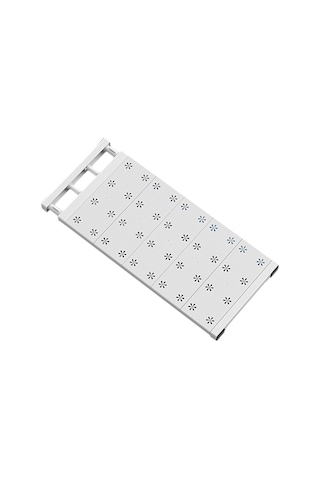 Homyl Genişletilebilir Bölücü Giyim Dolap Rafı Mutfak 24cmx60cm Beyaz Diğer