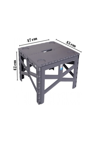 Piev Katlanır Çok Amaçlı Kolay Taşınır Kamp Piknik Masası Antrasit