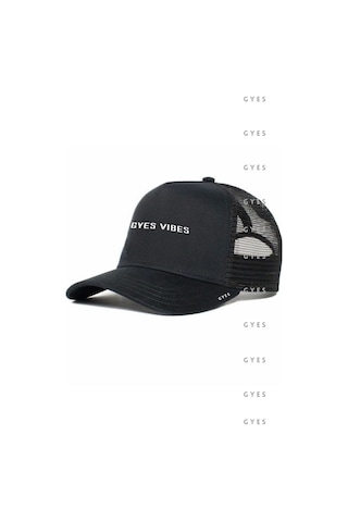 Caxis Vibes Unisex Yazlık Fileli Model Ayarlanabilir Cırtlı Spor Şapka Orijinal Cap Siyah