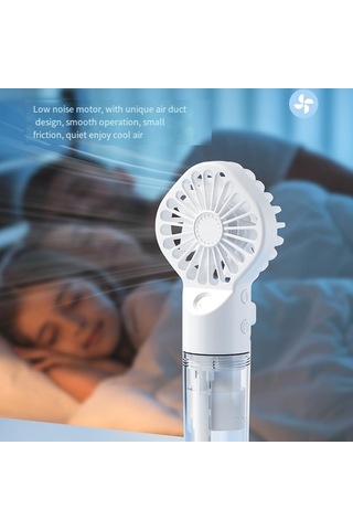 Ambition Taşınabilir El Tipi Fan Su Sisi Fan Öğrenci Yurdu Mini