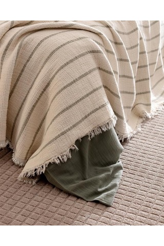 Madame Coco Marguerite 8 Parça Çeyiz Seti Ekru - Haki