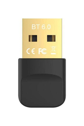Usb Bluetooth 6.0 Dongle Bluetooth Alıcı Adaptör 20m Mesafeli Engelsiz