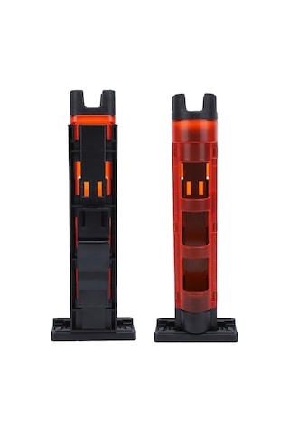 Wezone Kırmızı Plastik Uçakçık Çubuğu Tutucu - Taşınabilir, Ayrılamabilir, Su Filtreleme Delikli Balıkçılık Aksesuarı