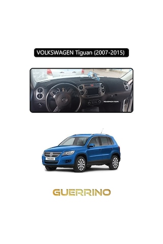 Volkswagen Tiguan 2007-2015 Torpido Koruma Halısı Siyah Kenar