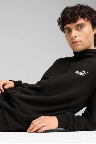 Puma Erkek Siyah Ess Sweat Suit Alt Üst Eşofman Takımı 68484801-siyah Siyah
