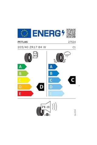 Petlas 205/40R17 TL 84W Reinf. Velox Sport PT741 Yaz Lastiği 2024