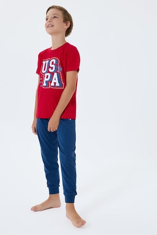 U.S. Polo Assn. U.s. Polo Assn. Erkek Çocuk Kırmızı Pijama Takım Us2410-c-v2
