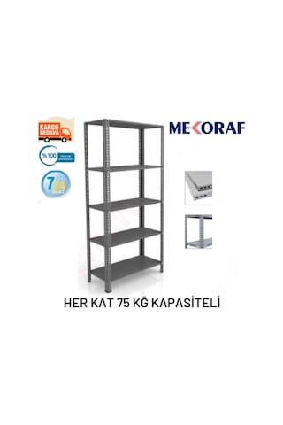 Mekoraf Mekoraf 31 X 93 5 Katlı 2 Mt Arsiv Ve Depo Çelik Raf Sistemi