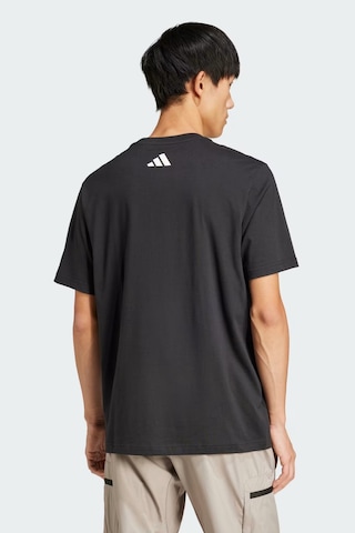 Adidas City Escape Erkek Siyah Spor Tişört Jı6788 Siyah