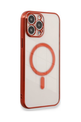 Apple Uyumlu iPhone 12 Pro Max Kılıf Magsafe Özellikli Lazer Silikon Kapak