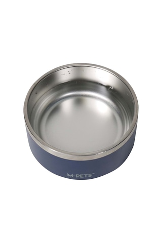 M-pets Eskımo Çift Cidarlı Mama Kabı 1.25l Blue