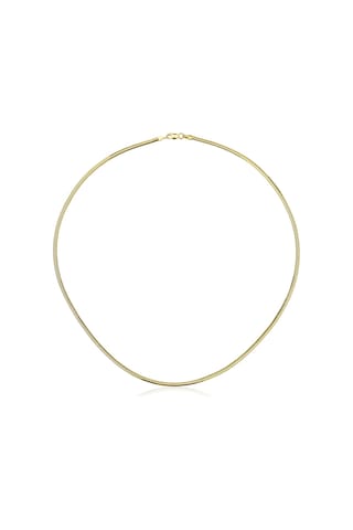 Fiyonk Kuyumculuk 14 Ayar Altın İtalyan Balık Sırtı Zincir İnce 2,50 MM 001