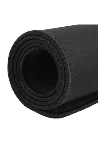 Baskısız 90x30 Cm. Oyuncu Mousepad Kaymaz Taban Mouse Pad - Siyah