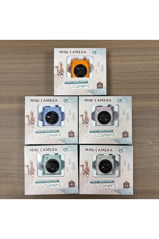 Çeşithane S5s6 Mini Dijital Kamera 64mp Ips Ekran Taşınabilir Vlog-beyaz