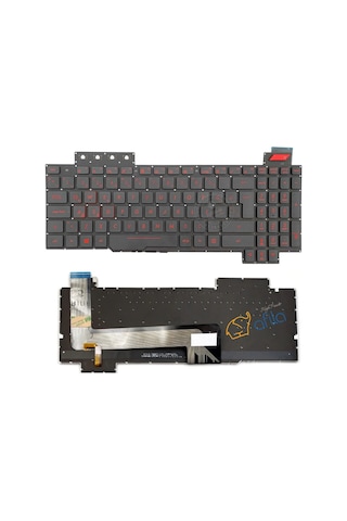 Asus Gaming Fx503v Fx503vd Fx503vm Notebook Klavyesi, Laptop Tuş Takımı Siyah Tr Işıklı / Kl0171v2