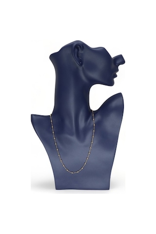 Şehir Işıltısı Boncuklu Toplu Kolye Altın