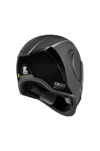 Icon Airform Counterstrike Mıps Kapalı Motosiklet Kaskı Mat Gümüş