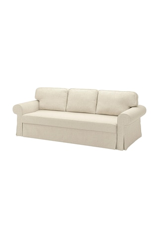 Ikea Bej Rahat Kanepe - 3'lü Yataklı Kanepe Kılıfı