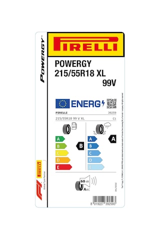 Pirelli 215/55r18 99v Xl Powergy Yaz Lastiği 2025