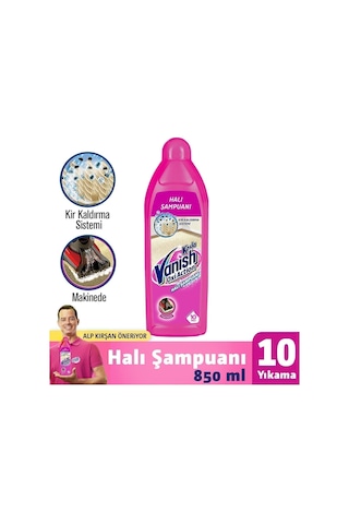 Vanish Makinede Halı Yıkama Şampuanı 850 Ml Tekli