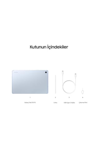 Samsung Galaxy Tab S10 FE SM-X520 128 GB 10.9" Tablet Mavi Outlet