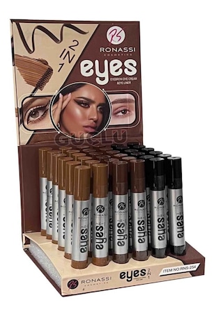 Ronassı Eyes 2ın1 Maskara + Eyelıner Eyebrow Dye Cream & Eyelıner Kahve