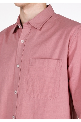 Colin's Colins Regular Fit Shirt Neck Düz Erkek Pembe Uzun Kol Gömlek Cl1073762 Cl1073762 Q1.v1 Dup Pembe