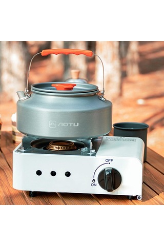 Ccgloball 1.6 / 2l Alüminyum Açık Çaydanlık Su Isıtıcısı Cezve Kaplar Için Piknik 1.6l