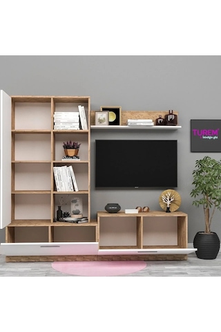Alev Tv Ünitesi Mdf Siyah