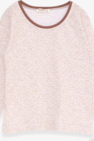 Breeze Kız Bebek Pijama Takımı Desenli 9 Ay-3 Yaş, Bej Melanj-bej Melanj Bej Melanj