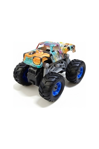 Monster Truck Sök Tak Grafitti Sürtmeli Master Araba Yeşil Yeşil