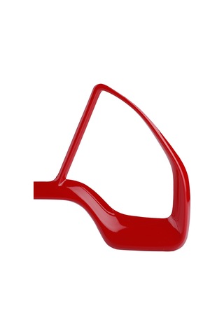 Reedark Honda Civic 10. Nesil 2016-2018 Abs Dashboard Dekorasyon Çerçevesi - Kırılmaya Dayanıklı, Parlak Kırmızı Desen, Kolay Kurulum, İç Dekor Güncelleme