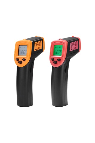 Gajeena Endüstriyel Kullanim Icin Dijital Isikli Isil Olcuc -50 C 600 C Araliginda Siyah+kirmizi Hw600 Model Pil Icermez
