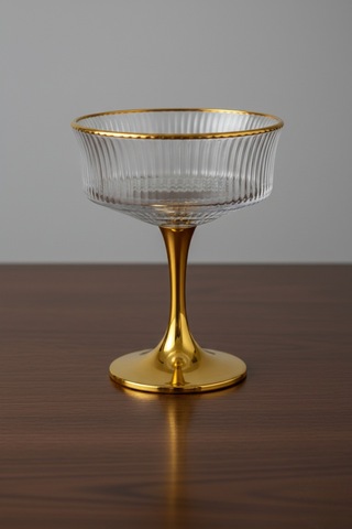 Line Metal Ayaklı Sunumluk 6 Lı Gold Altın
