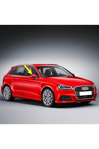 Audi A3 Sportback 2017-2020 Sağ Dış Dikiz Ayna Kapağı 8v0857528d