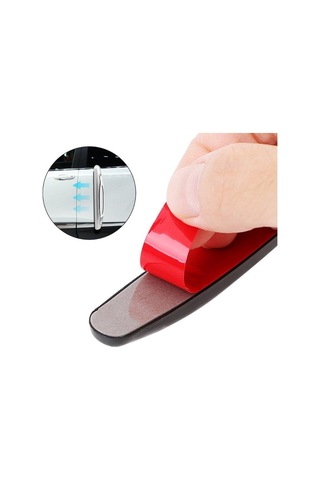 Zhltools Araç 4 Parça Kapı Anti Scratch Çizik Önleyici Tampon Koruma Beyaz