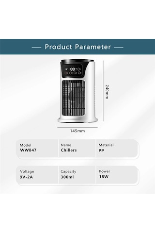 Hava Soğutucu Ev Yurt Öğrenci Masaüstü Elektrikli Fan Küçük Rüzgar Ofis Usb Soğutma Klima Fanı Shywc6 Renkli