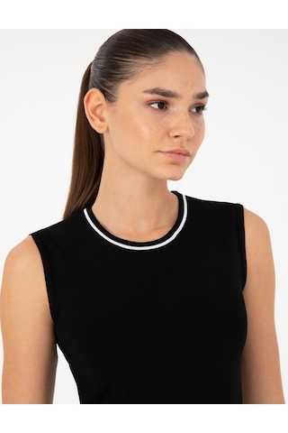 Pierre Cardin Kadın Siyah Bluz Triko 50296459-vr046 Siyah